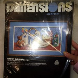 NEEDLEPOINT Dimensions Country Antiques, KIT  NEW